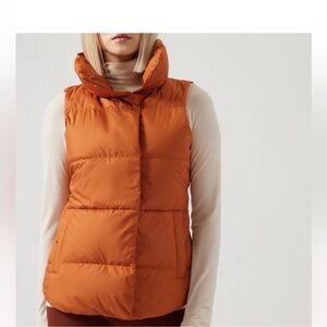 Orange Puffer Vest